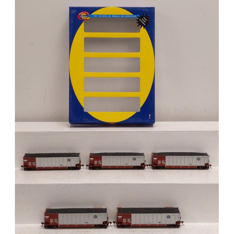 Athearn 97478 HO Scale BNSF BethGon Coalporter 5-Pack NIB