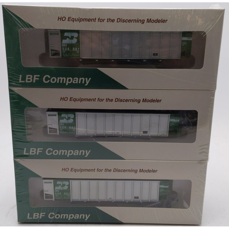 LBF 1601 HO Scale BN Trinity Aluminum Hopper Kit (Pack of 6) MT/Box