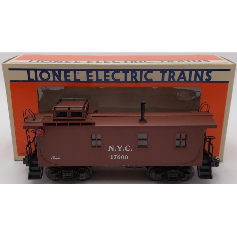 Lionel 6-17600 O Gauge New York Central Woodside Illuminated Caboose #17600 VG/Box