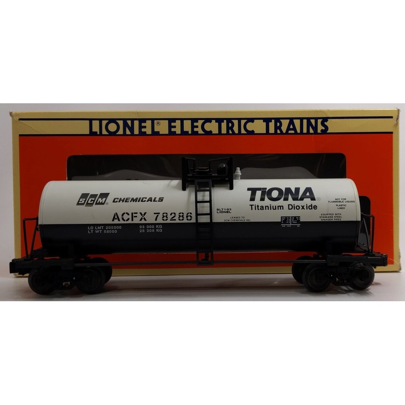 Lionel 6-17906 O Gauge SCM Unibody Tank Car #78286 LN/Box
