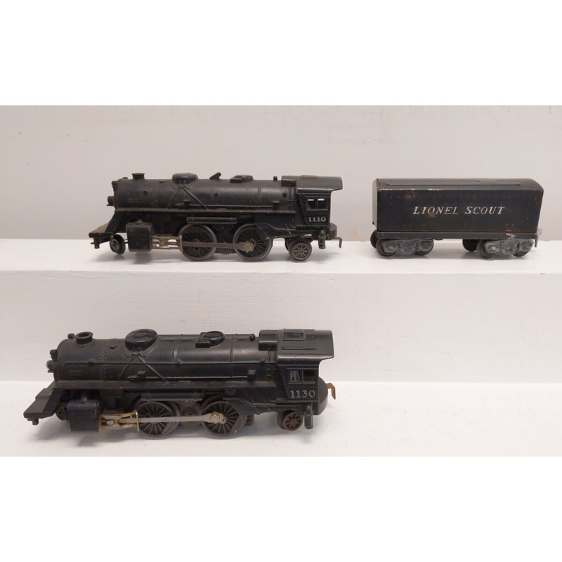 Lionel Vintage O 1110 Steam Loco & Tender & 1130 Steam Locomotive