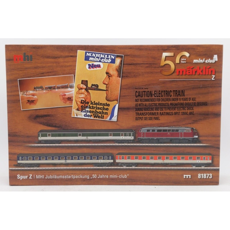 Marklin 81873 N 50 Years of Mini-Club MHI Anniversary Starter Set LN/Box
