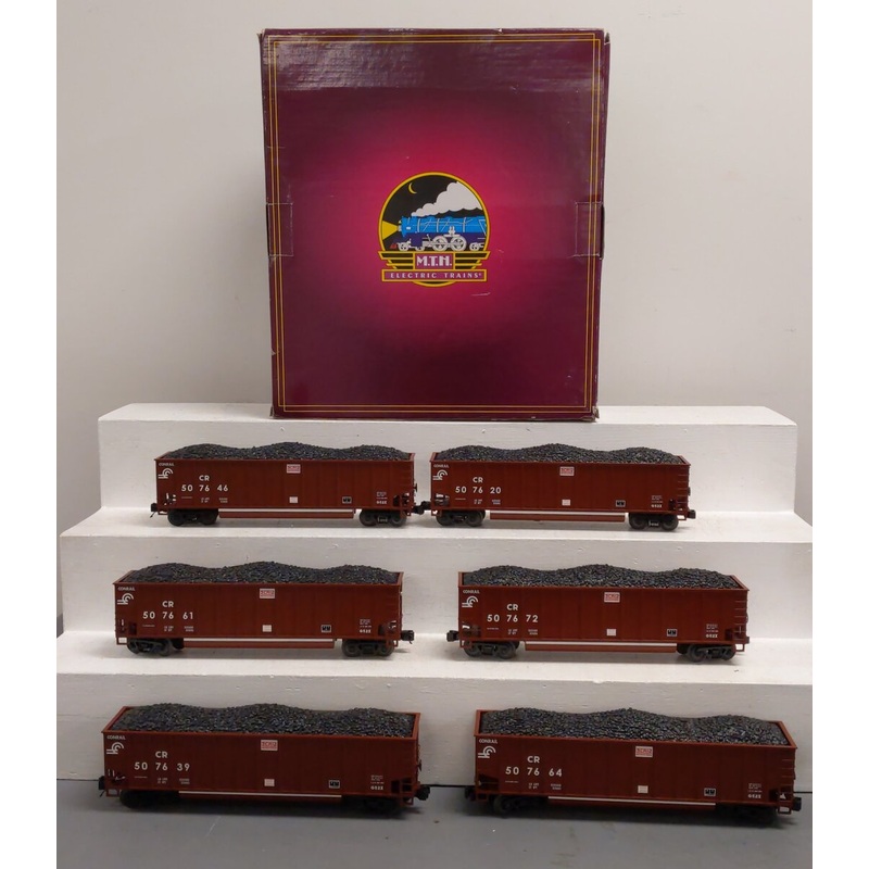 MTH 20-90531 O 6-Car Coalporter Conrail Hopper LN/Box