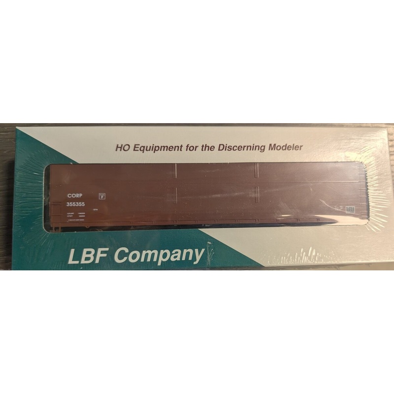 LBF 1004-9  HO Scale CORP 62′ Wood Chip Gondola #355355 Kit