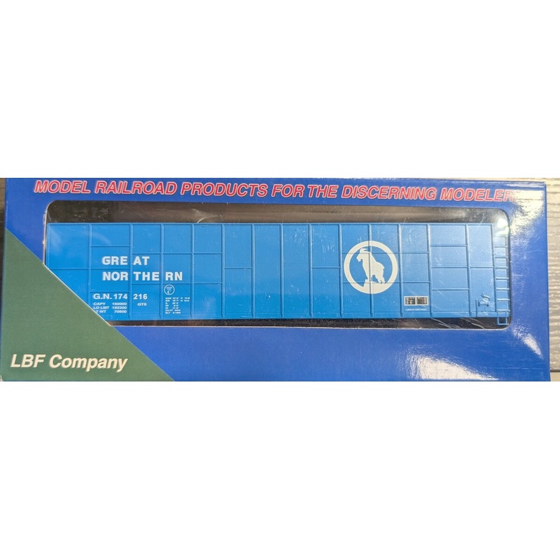 LBF 1022 Great Northern 62′ Woodchip Hopper Ribbed Side Dump End Car #174216