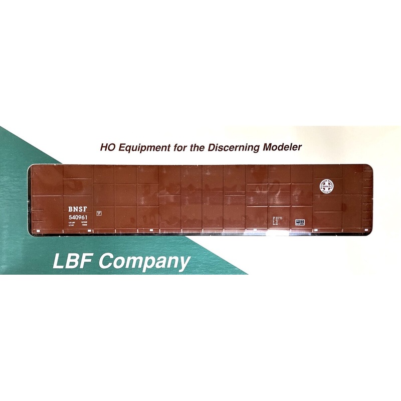 LBF 1025-9-9 HO Scale BNSF 62′ Woodchip Hopper #540961 Kit
