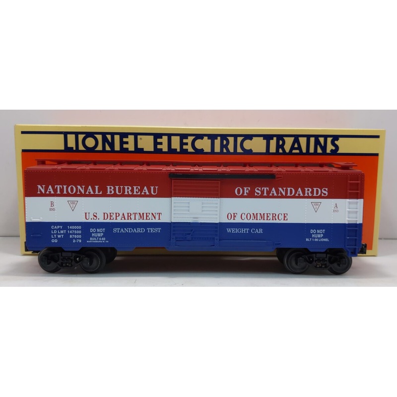Lionel 6-52098 O Gauge TTOS-1996 U.S. Department Of Commerce Boxcar LN/Box