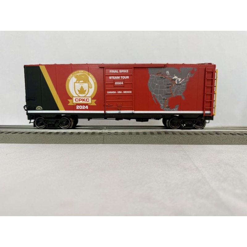 RMT 96455 O Canadian Pacific Kansas City 2024 Steam Tour 40′ Boxcar
