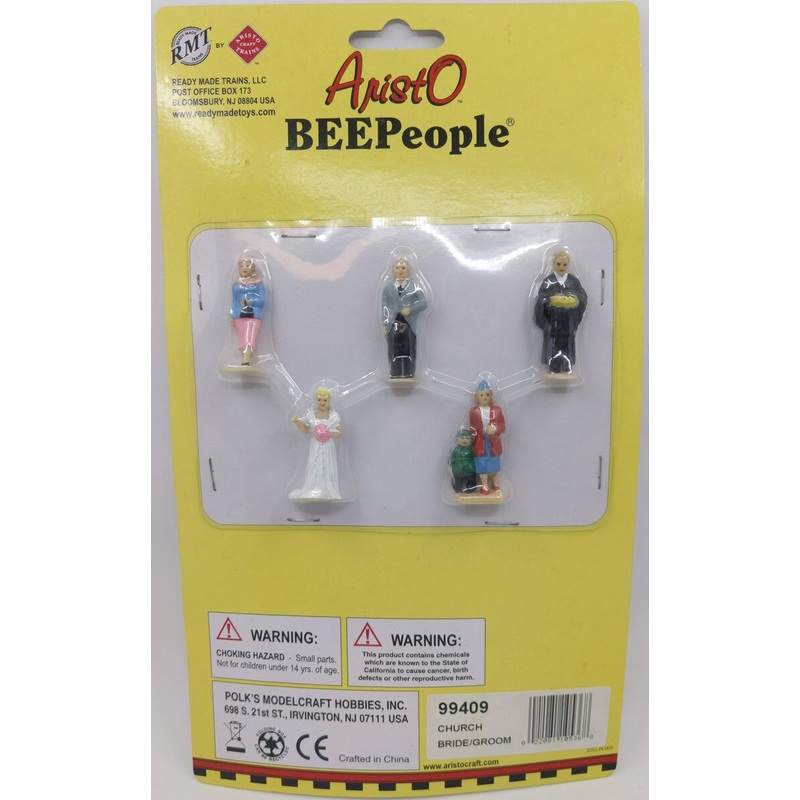 RMT 99409 O Scale BEEPeople Church Bride/Groom (5 People)