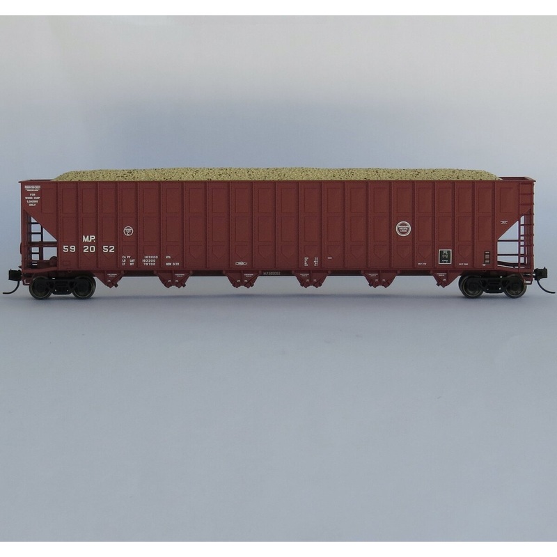 Trainworx Inc. 27003-03 N Mo-Pac Greenville 7000 Cu Ft Wood Chip Hopper #592049