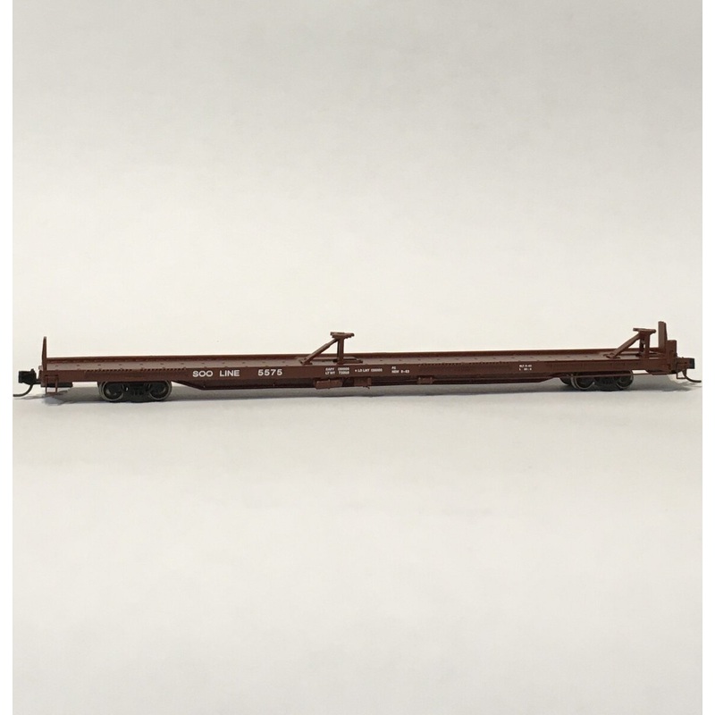Trainworx Inc 28516-06 N SOO Line 85 Pullman Standard Flat Car #5589