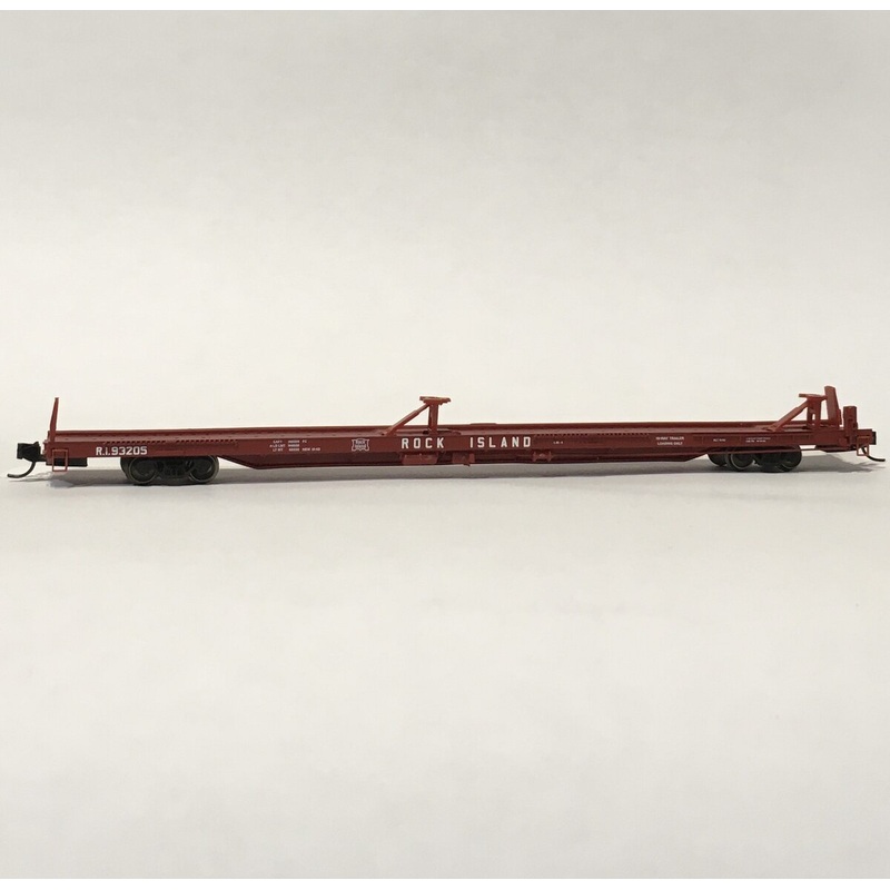 Trainworx Inc 28543-01 N Rock Island Pullman Standard 85′ Flat Car #93205