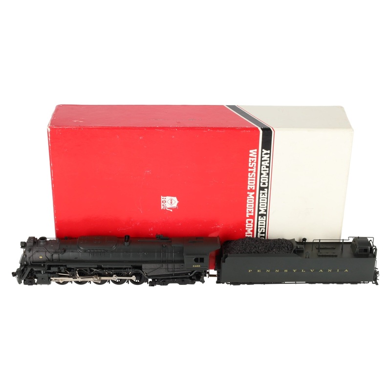 Westside Model Co. HO BRASS PRR 2-10-4 J-1 Steam Locomotive & Tender -Painted LN/Box