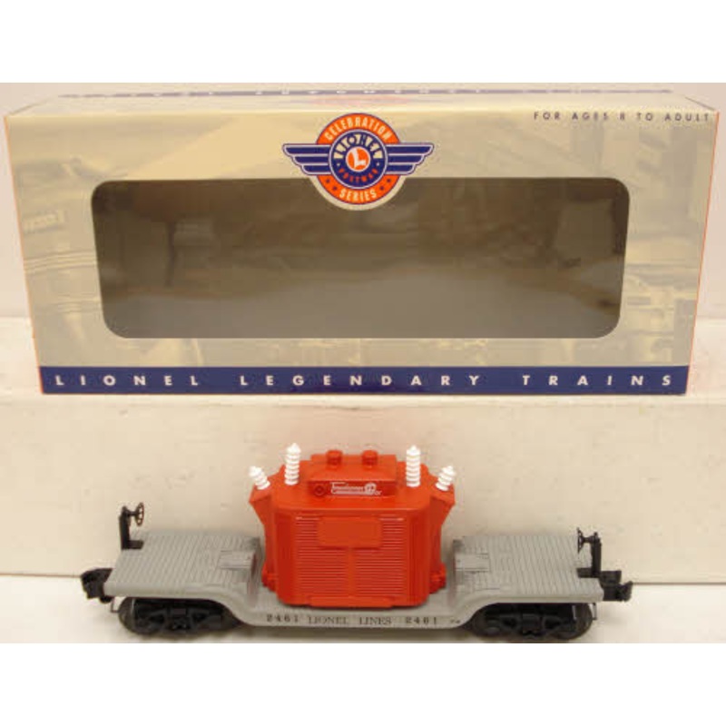 Lionel 6-26047 PWC 2461 Flatcar w/Red Transformer LN/Box