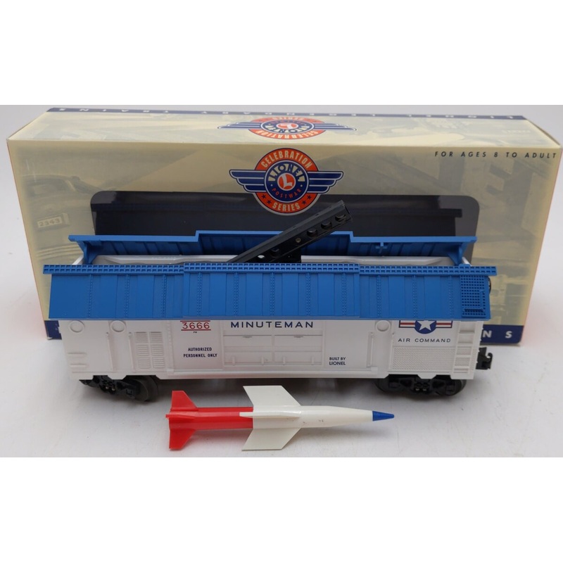 Lionel 6-26762 O Gauge PWC Operating Minuteman Missile Car EX/Box