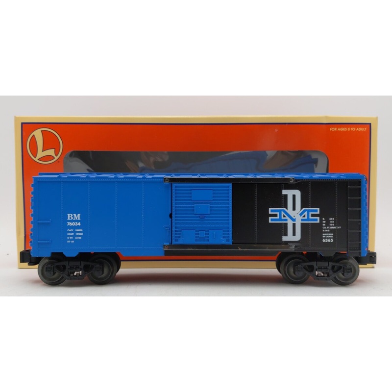 Lionel 6-29255 O Gauge Boston & Maine Boxcar #76034 VG/Box