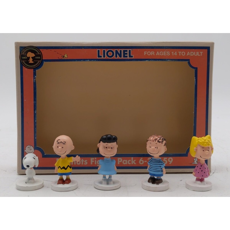 Lionel 6-37159 O Peanuts Gang Figure Pack (Set of 5) LN/Box