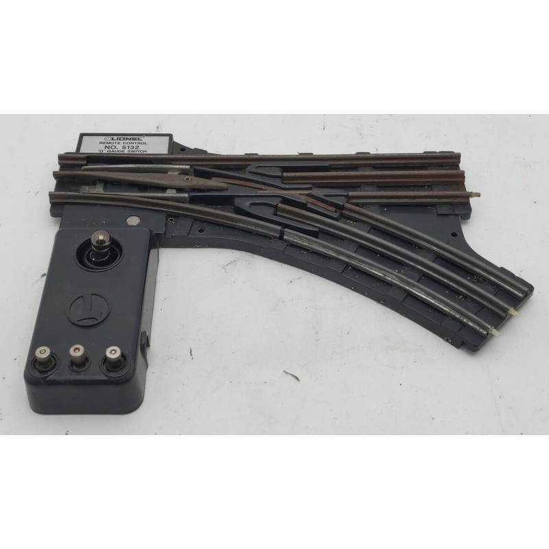 Lionel 6-5132 O O31 Right Hand Remote Control Switch Turnout (No Controller) VG