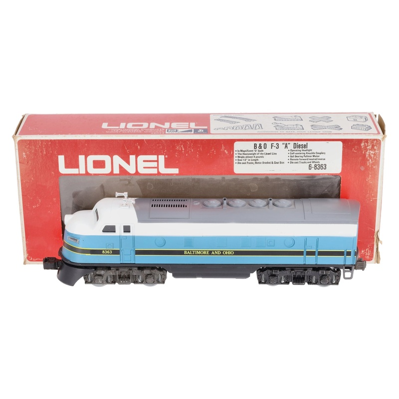 Lionel 6-8363 O Gauge Baltimore & Ohio F3 Powered A Unit Diesel Locomotive LN/Box