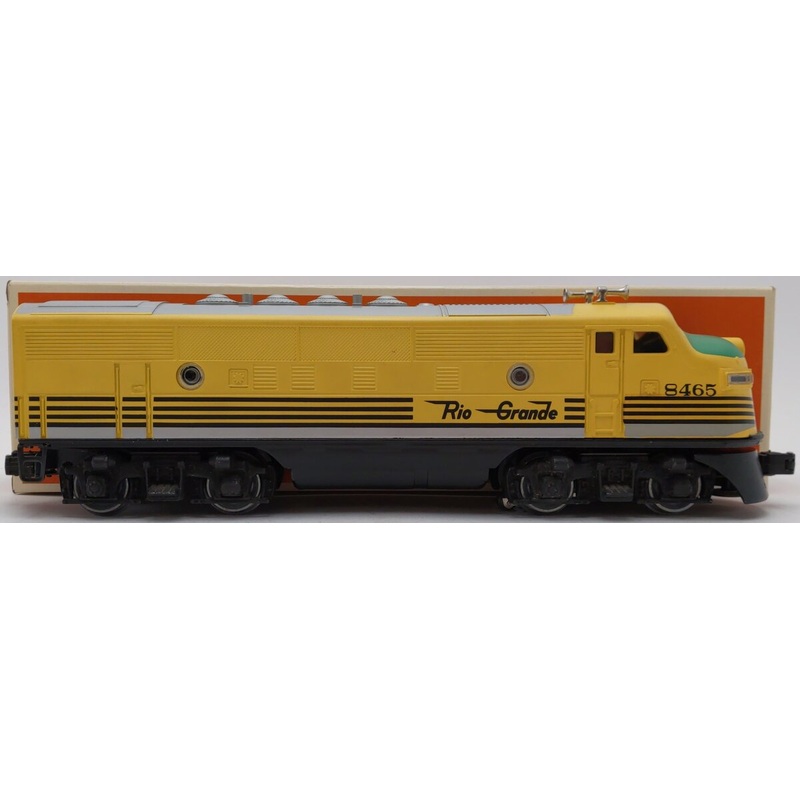 Lionel 6-8465 O Gauge Rio Grande F3A Dummy Diesel Locomotive EX/Box