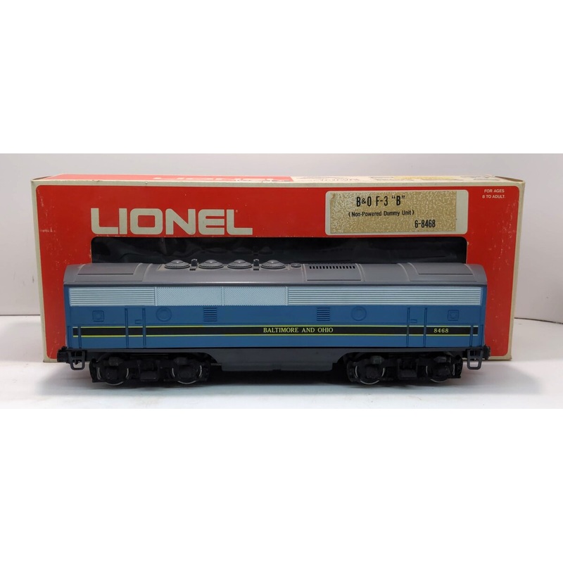 Lionel 6-8468 O Baltimore & Ohio F3 B-Unit Dummy Diesel Locomotive #8468 LN/Box