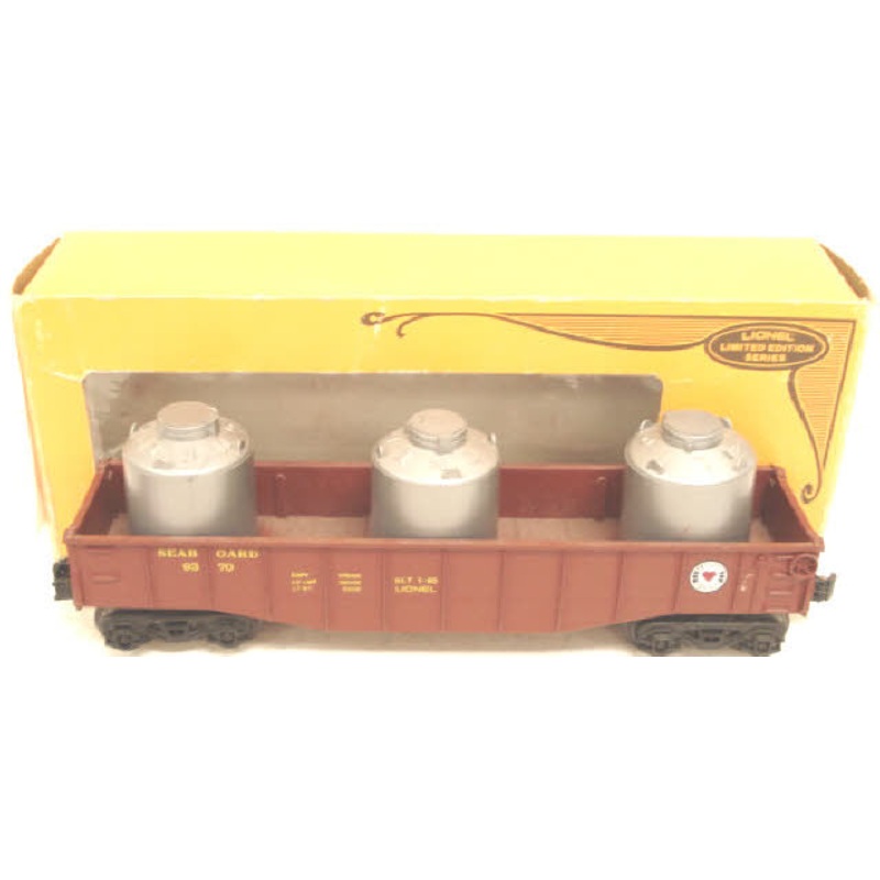 Lionel 6-9370 O Seaboard coast Line Gondola w/ Canisters LN/Box