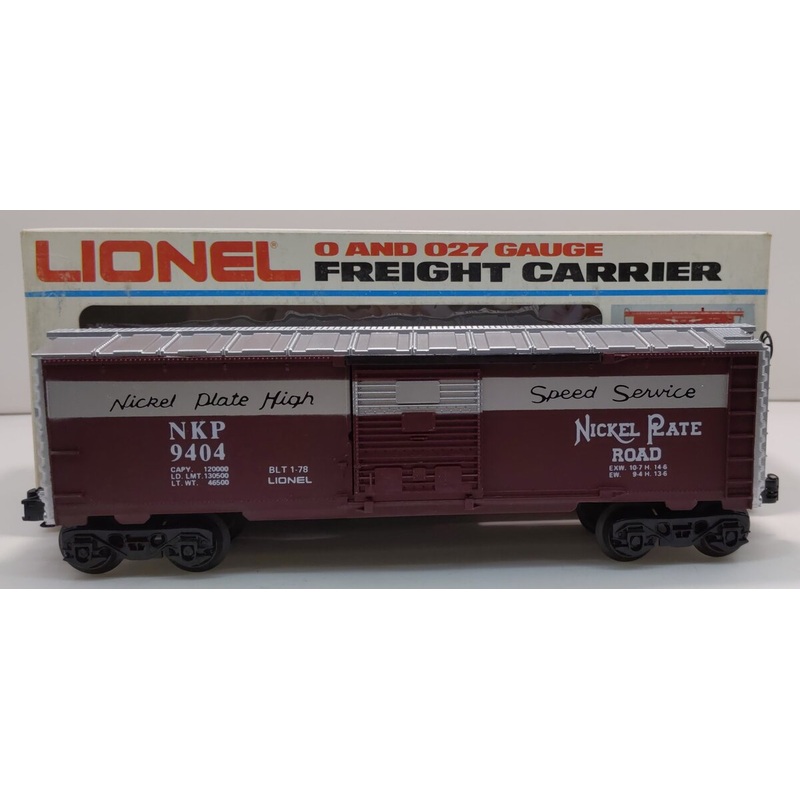 Lionel 6-9404 O Gauge Nickel Plate Road Boxcar LN/Box