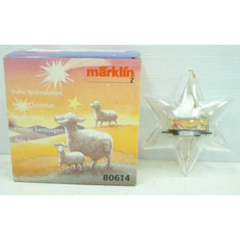 Marklin 80614 Z Scale Merry Star Christmas Ornament with Train Inside LN/Box