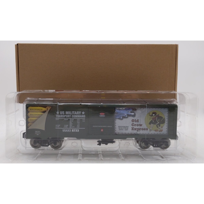 Menards 279-3850 O Gauge WWII Commemorative Old Crow Express Boxcar #8733 MT/Box