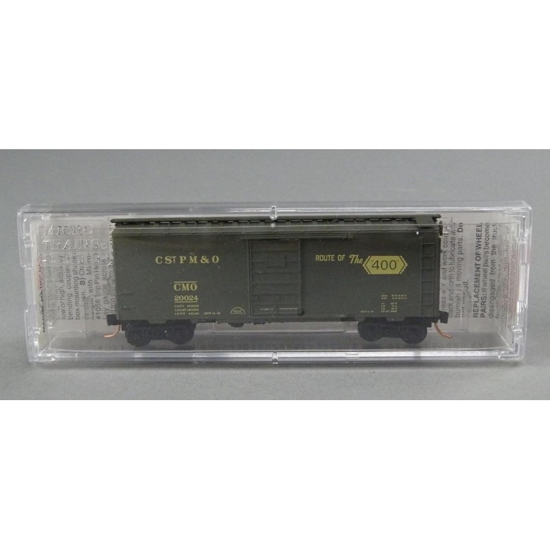 Micro-Trains 02000596 N CStPM&O 40′ Standard Single Door Boxcar #20024 LN/Box
