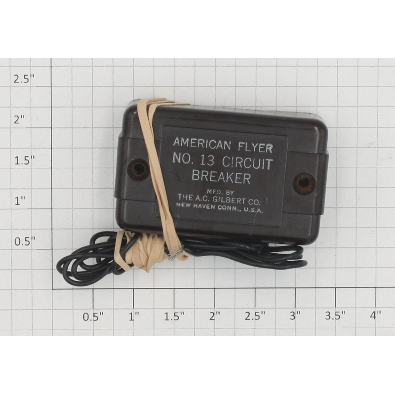 American Flyer PA9181-939 S Gauge Brown No. 13 Circuit Breaker with Wire