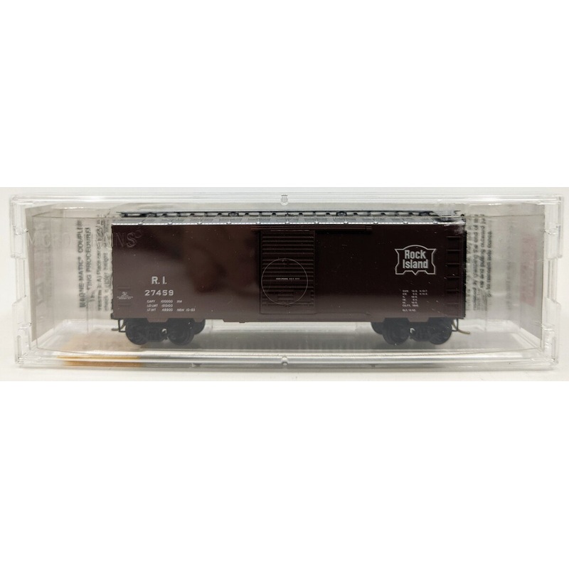 Micro-Trains 02000058 N Rock Island 40′ Standard Single Door Boxcar #27459 LN/Box