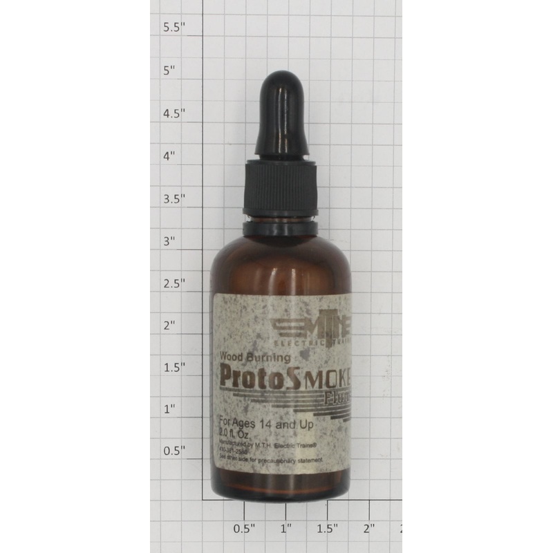 MTH 60-1051W ProtoSmoke Wood Burning Scented Smoke – 2.0 Fluid Oz. Glass Bottle