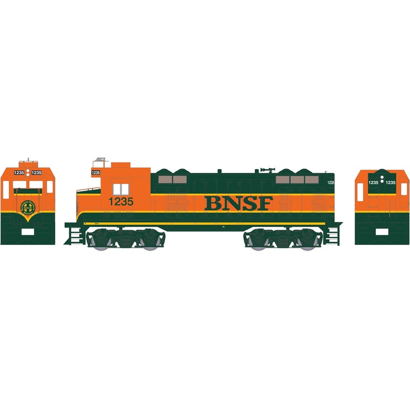 Athearn 89938 HO Scale BNSF RTR CF7 Diesel Locomotive #1235 MT/Box