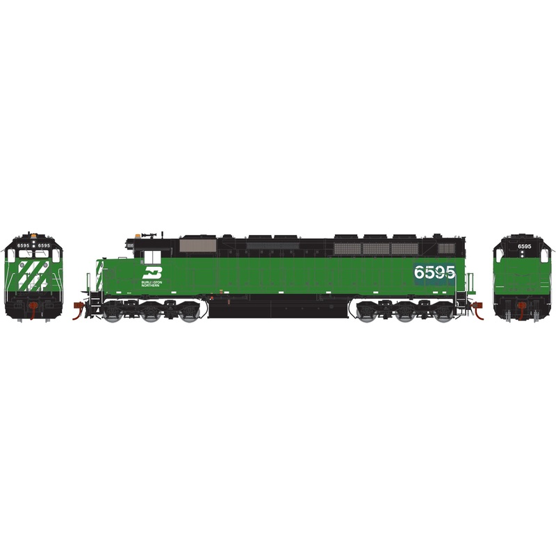 Athearn G63643 HO Scale BN SDP45 Locomotive w/DCC & Sound #6595 NIB