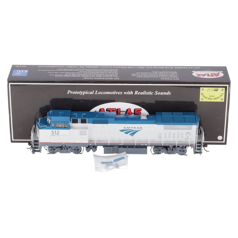 Atlas 10003104 HO Scale Amtrak Dash 8-32BHW Locomotive w/ Sound #512 NIB