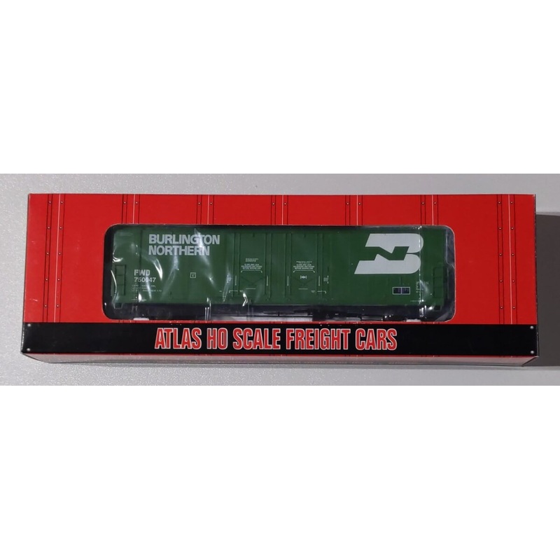 Atlas 1751-4 HO Burlington Northern Double Plug Door Boxcar #750047 MT/Box