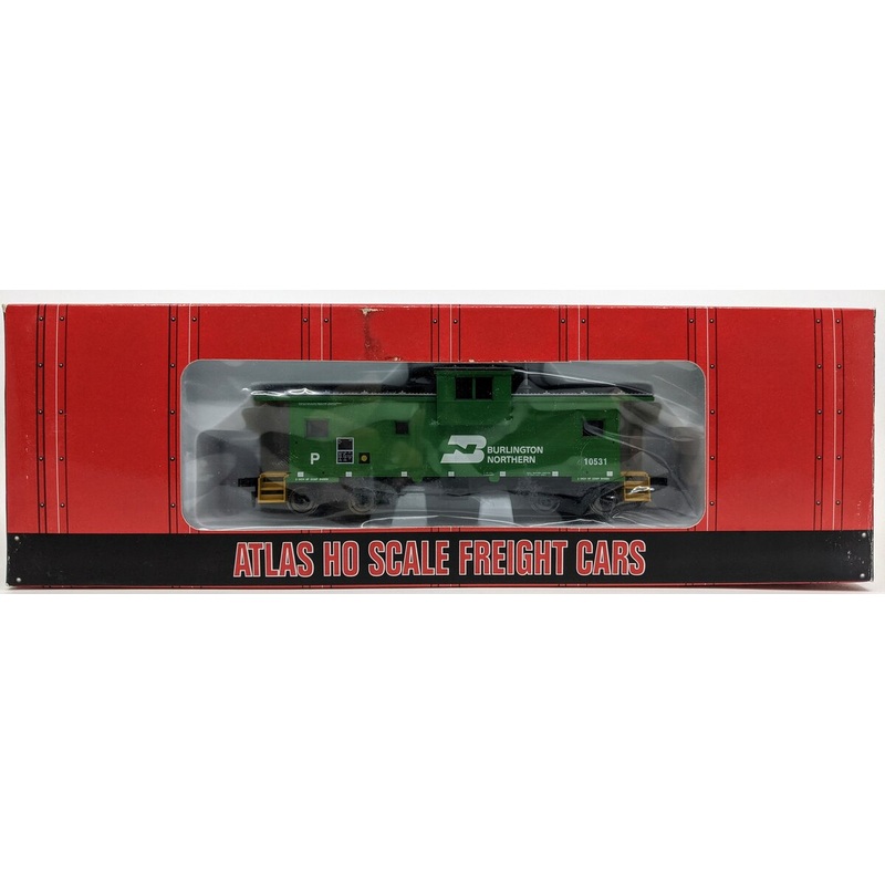 Atlas 1901-1 HO Scale Burlington Northern Extended Vision Caboose #10531 MT/Box