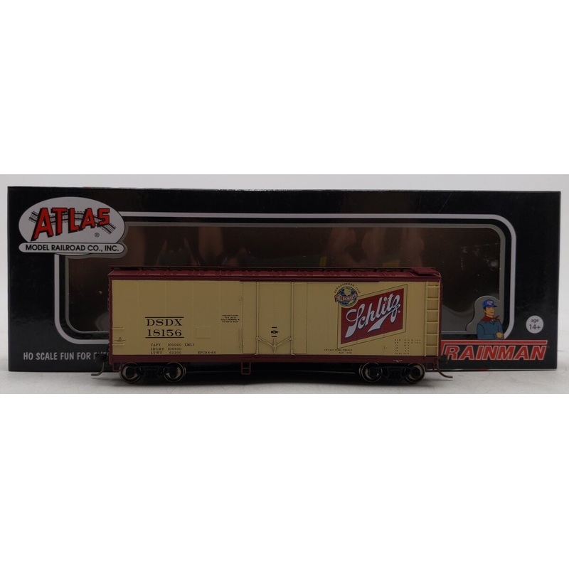 Atlas 20006334 HO Schlitz 40′ Plug Door Boxcar #18156 LN/Box