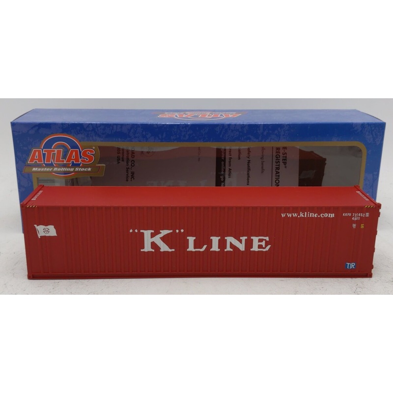 Atlas 3006349-7 O Gauge K Line O Master Line 40′ Container #KKFU7224626 LN/Box