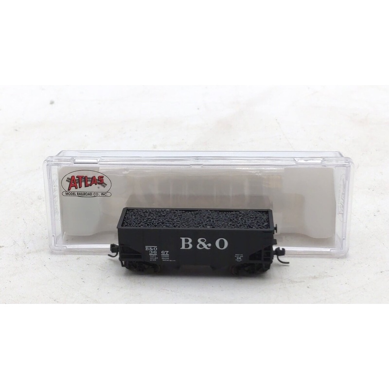 Atlas 41144 N Scale Baltimore & Ohio 55 Ton Fishbelly Hopper #3667 NIB