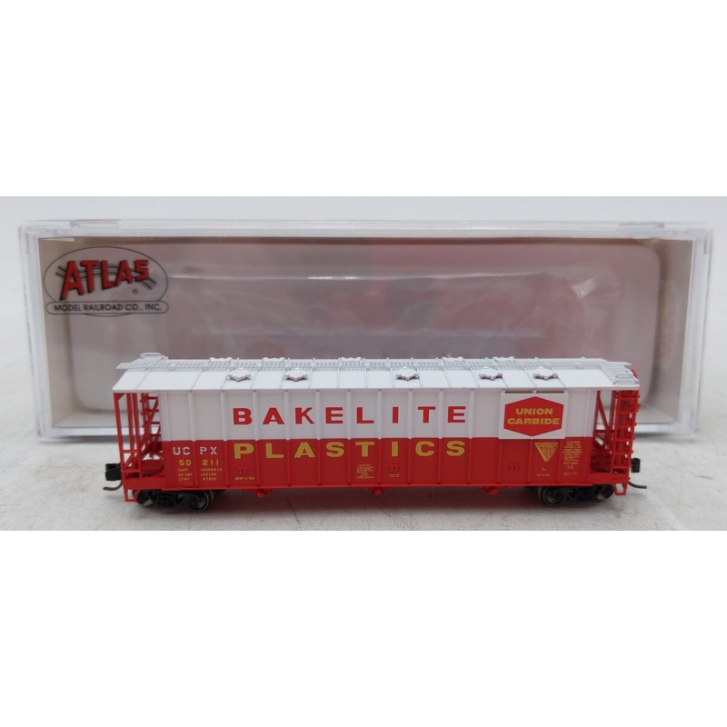 Atlas 50006331 N Bakelite Plastics RTR 3500 Dry-Flo Covered Hopper #50211 LN/Box