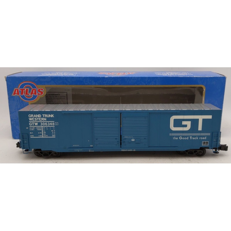 Atlas 6551-1 O Gauge Grand Trunk Western Auto Parts Box car (3 Rail) LN/Box