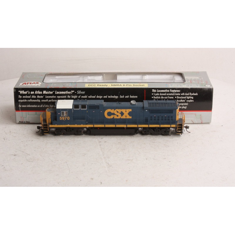 Atlas 7281 HO Scale CSX Dash 8-40B Locomotive  #5970 MT/Box
