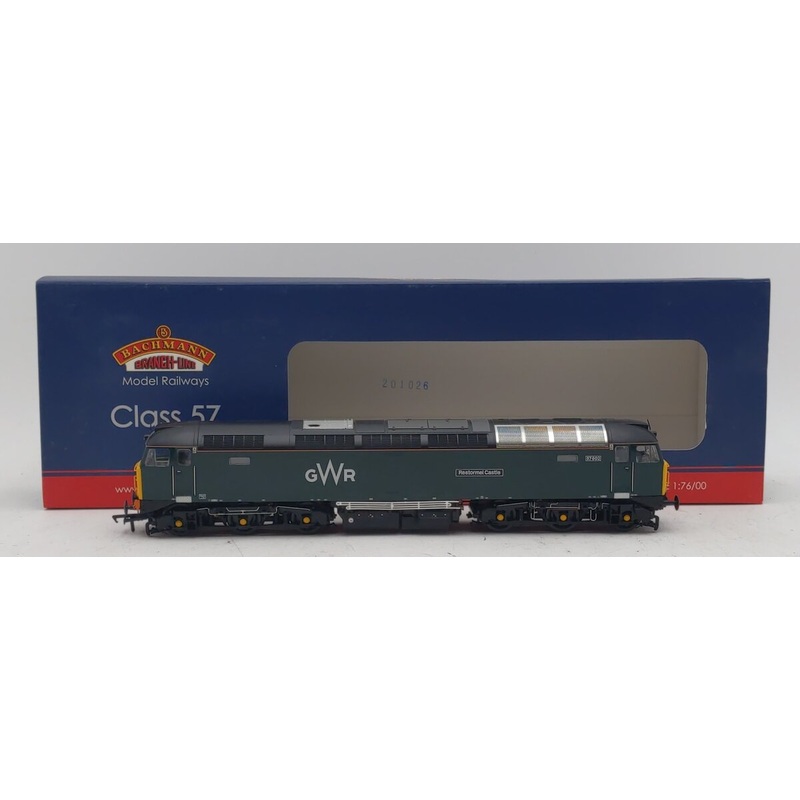 Bachmann 32-756A OO GWR Restormel Castle Class 57/6 Green Diesel #57602 EX/Box