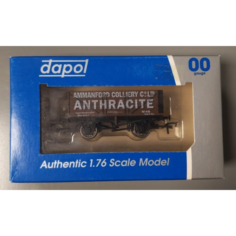 Dapol B893 OO Gauge Anthracite Ammanford Collery Co. Ltd Hopper Car #48 LN/Box