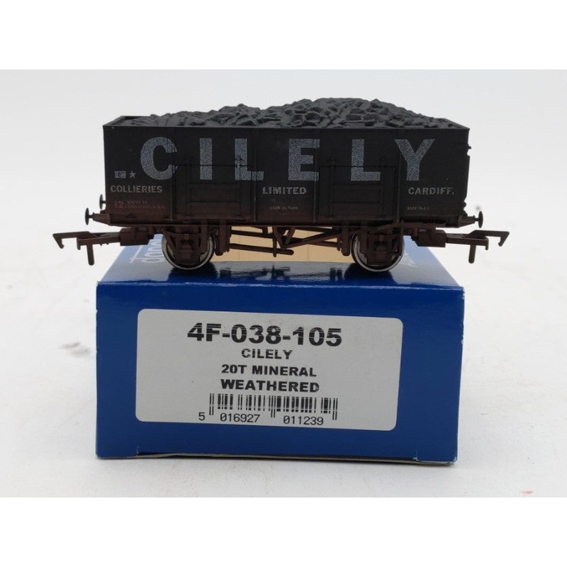 Dapol OO Gauge Weathered Cilely 20T Mineral Car #12 LN/Box