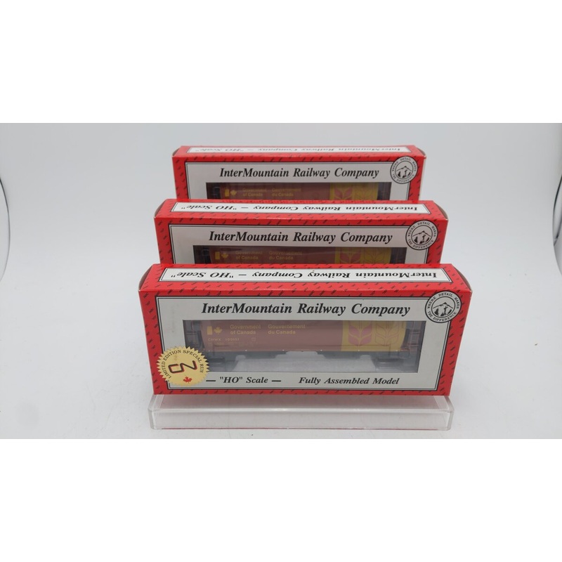 InterMountain 1044 HO Gov. Of Canada Hopper Set 100171, 100172, 10007 (Set of 3) MT/Box