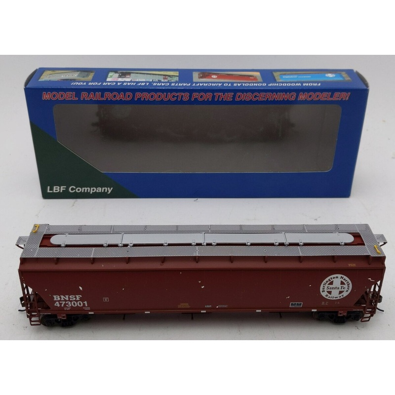 LBF Company 2101 HO Scale BNSF Gold Series Grain Car #473001 LN/Box