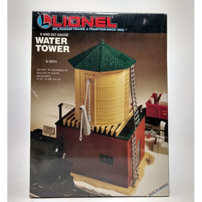 Lionel 6-12711 O/O27 Gauge Water Tower Plastic Building Kit EX/Box